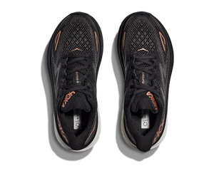 Hoka One One Clifton 9 Running Shoe - Black / Copper 