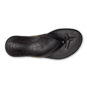 Olukai Honu Sandal - Black / Black