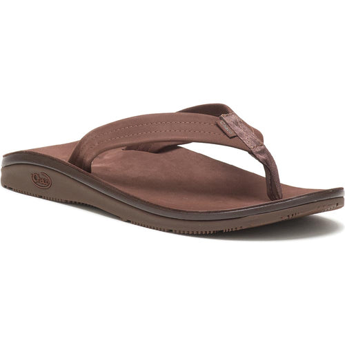 Chaco Classic Leather Flip Sandal - Dark Brown