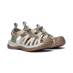 Keen Whisper Sandal - Taupe / Coral