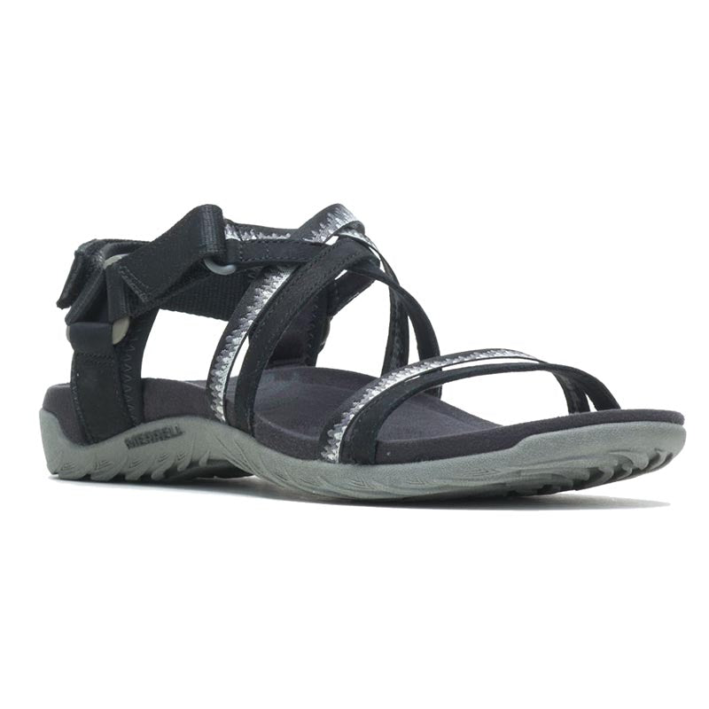 Terran Cush Lattice Sandal - Black | Comfortable Shoes – Pedestrian Shops