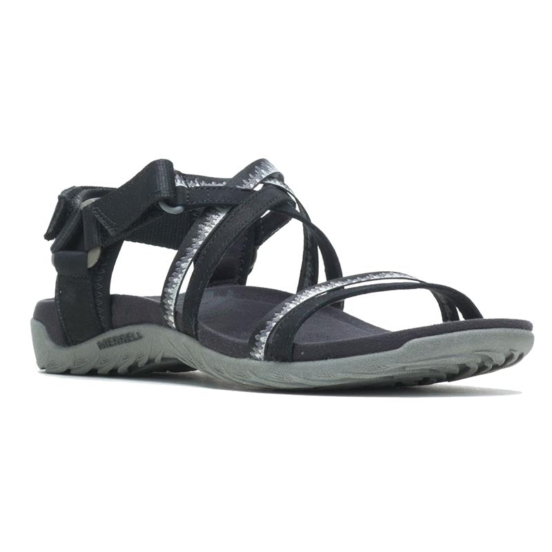 Merrell Terran Cush Lattice Sandal Black Comfortable Shoes