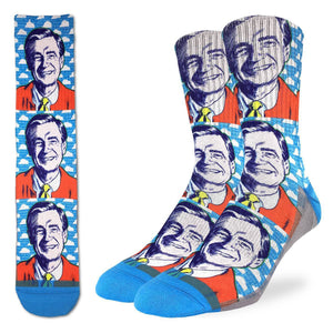 Good Luck Socks Men's Mr. Rogers Pop Art