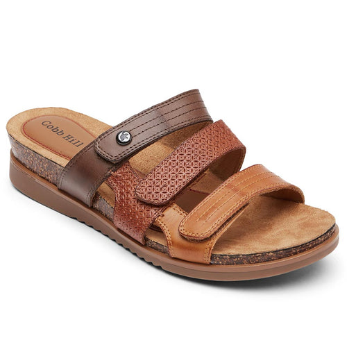Cobb Hill by Rockport May Slide Sandal - Tan