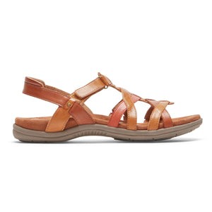 Cobb Hill by Rockport Rubey Woven Sandal - Tan
