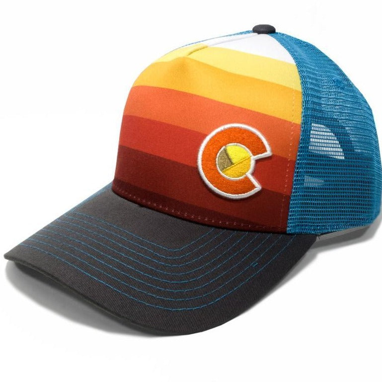 YO Colorado Sunset Fade Trucker Hat