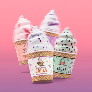 Luckies of London - Ice Cream Socks - Blueberry Ripple